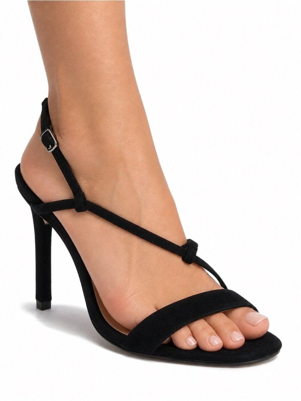 🔥 Halston Heritage Isla Black Strappy Heels Size 8